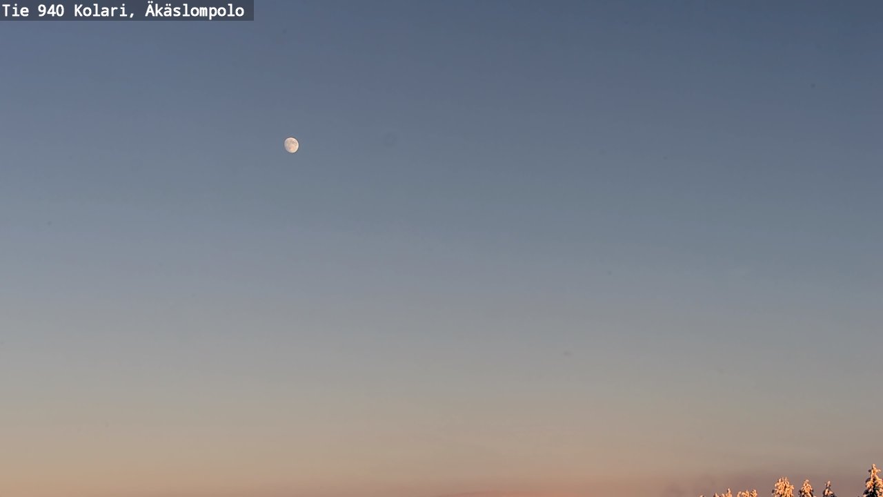 Weather Camera Image Road 940 Kolari, Äkäslompolo, Kolari, Lappi