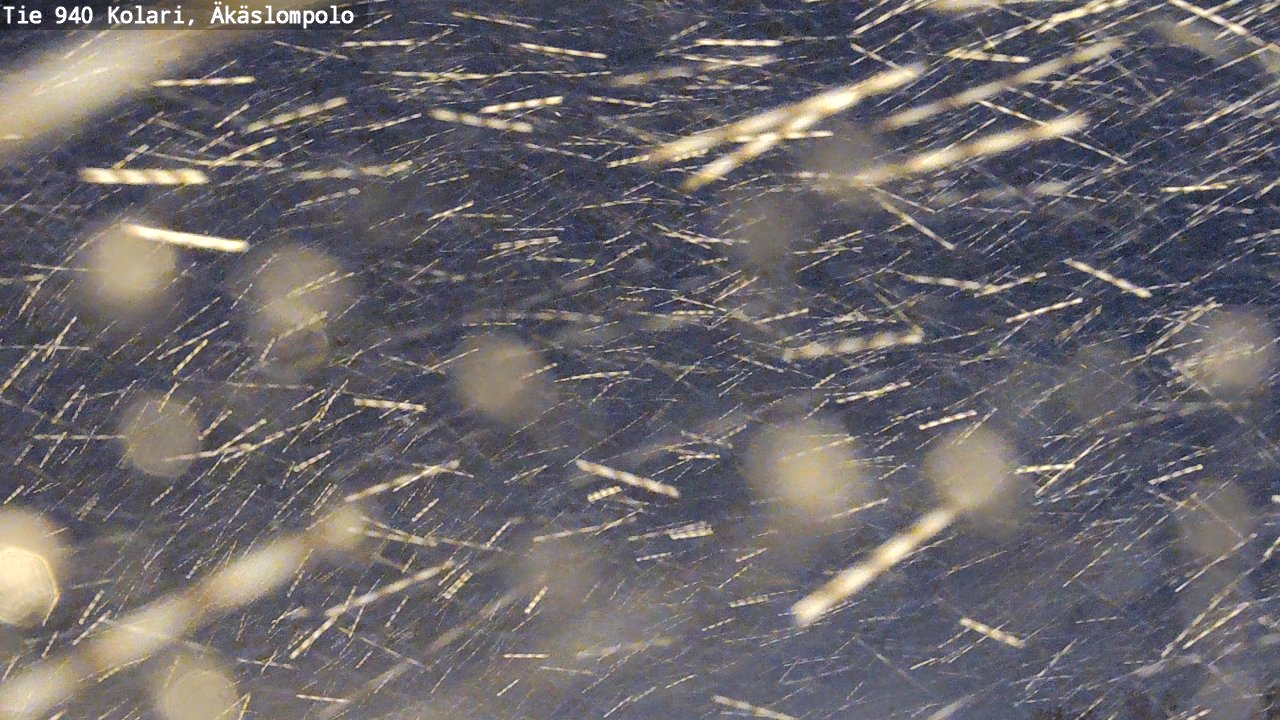 Weather Camera Image Road 940 Kolari, Äkäslompolo, Kolari, Lappi