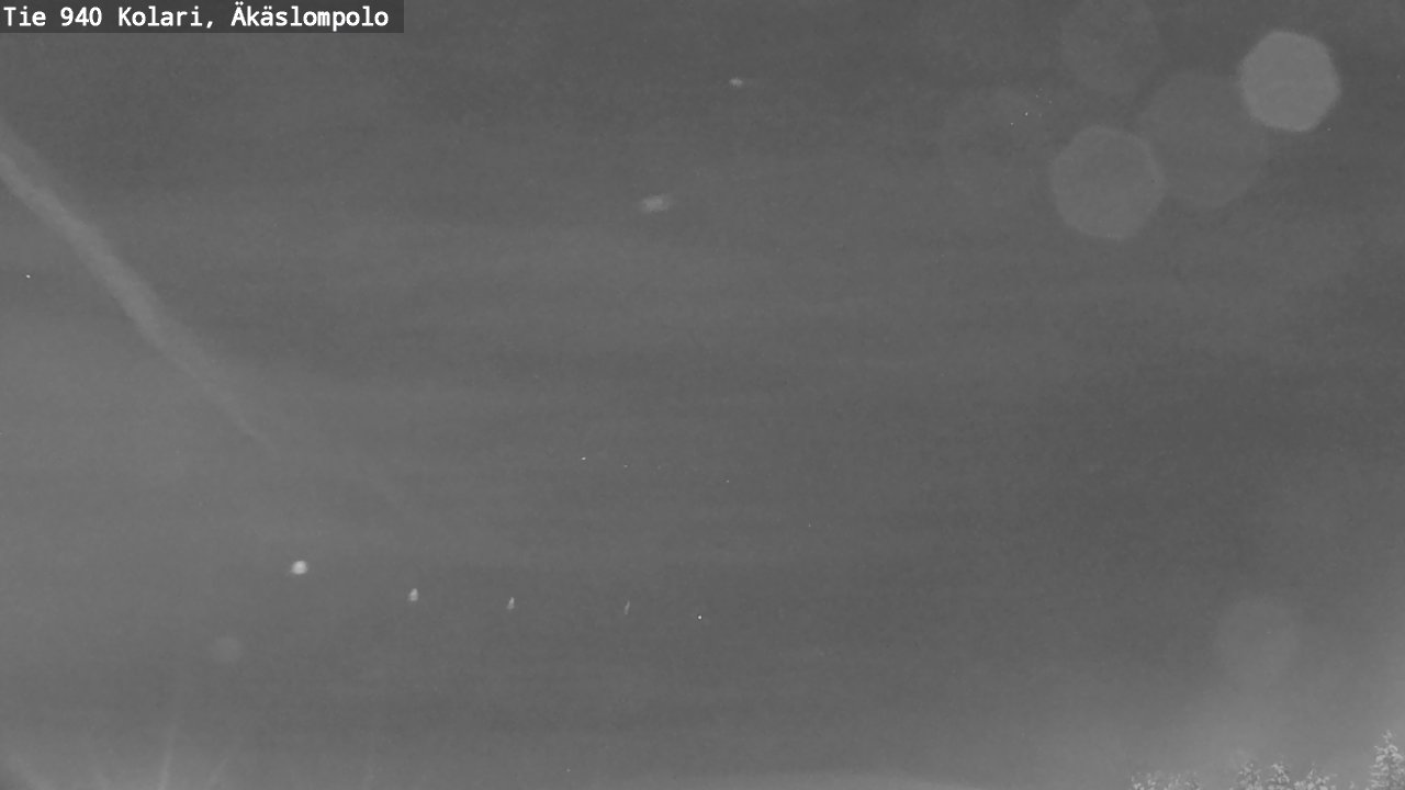 Weather Camera Image Road 940 Kolari, Äkäslompolo, Kolari, Lappi