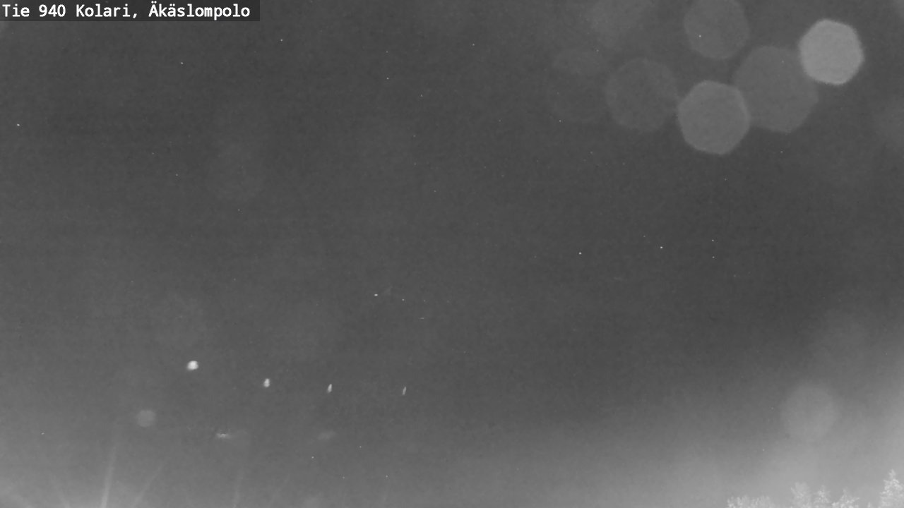 Weather Camera Image Väg 940 Kolari, Äkäslompolo, Kolari, Lappi