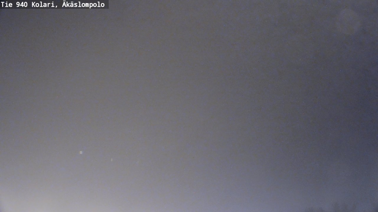 Weather Camera Image Road 940 Kolari, Äkäslompolo, Kolari, Lappi