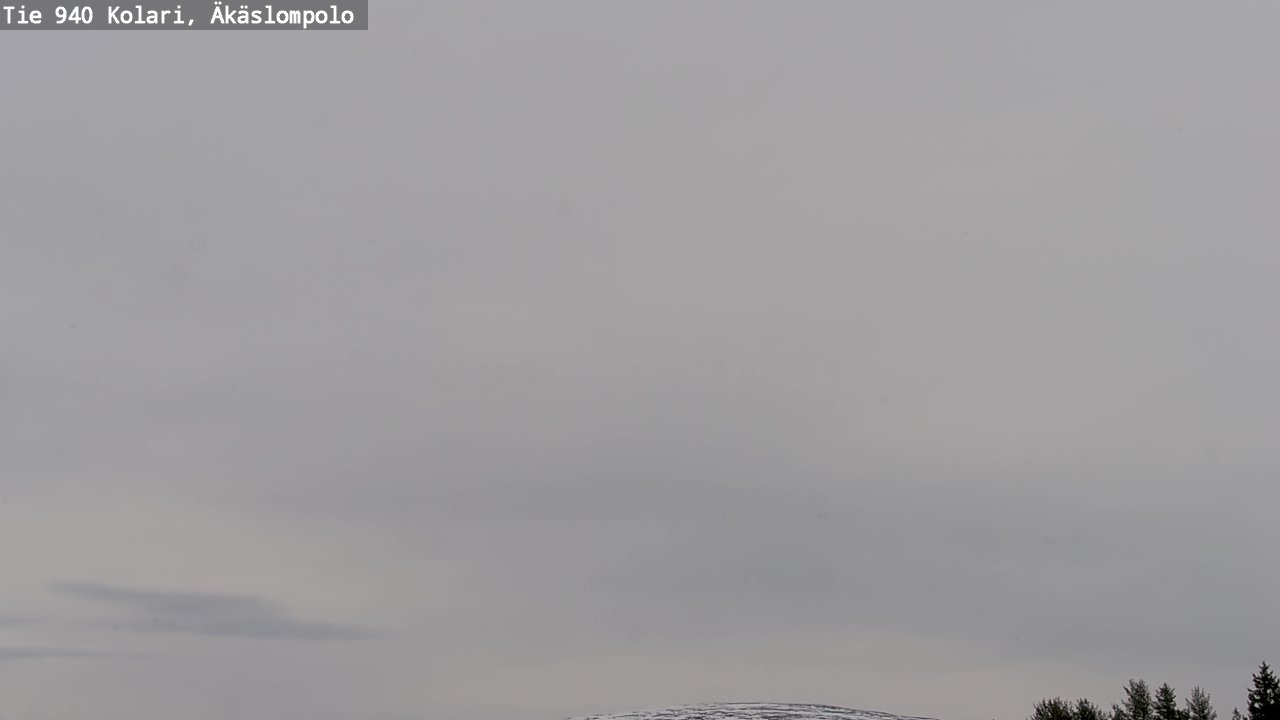 Weather Camera Image Väg 940 Kolari, Äkäslompolo, Kolari, Lappi