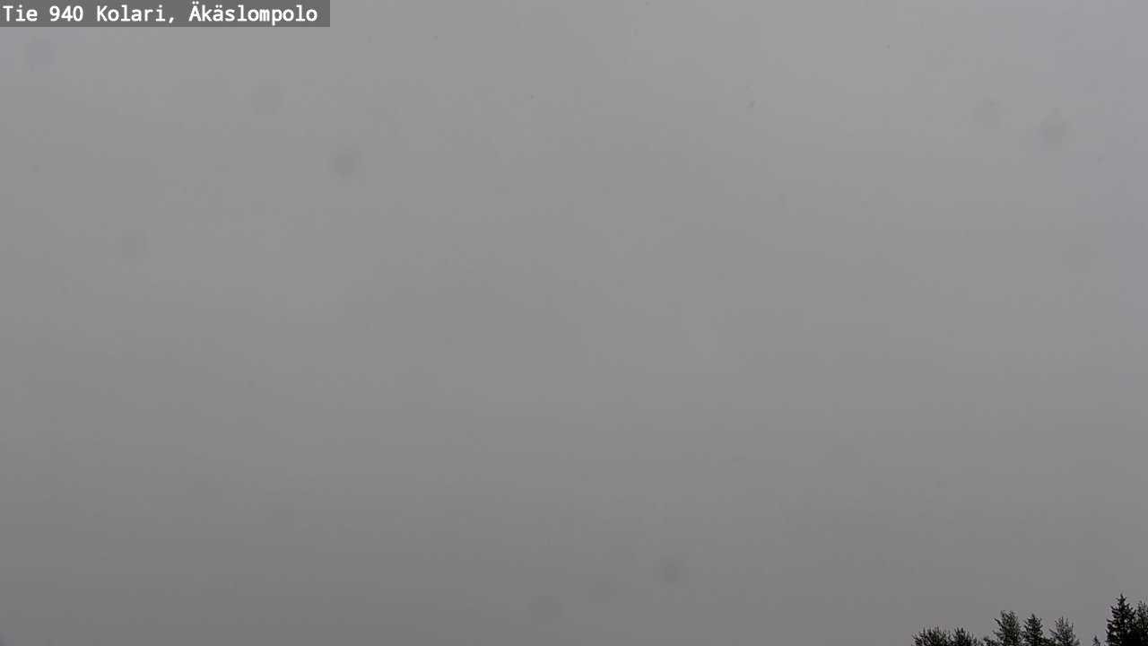 Weather Camera Image Väg 940 Kolari, Äkäslompolo, Kolari, Lappi