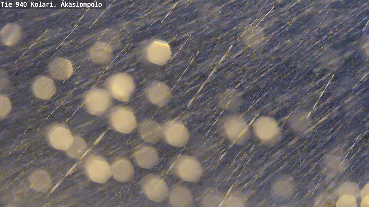 Weather Camera Image Road 940 Kolari, Äkäslompolo, Kolari, Lappi