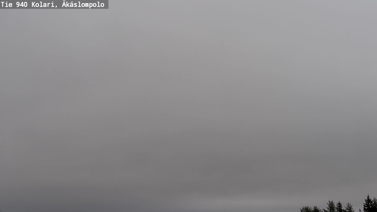Weather Camera Image Väg 940 Kolari, Äkäslompolo, Kolari, Lappi