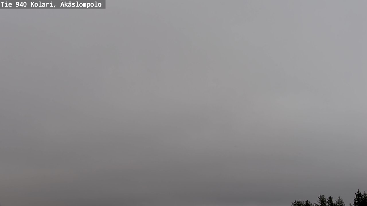 Weather Camera Image Väg 940 Kolari, Äkäslompolo, Kolari, Lappi