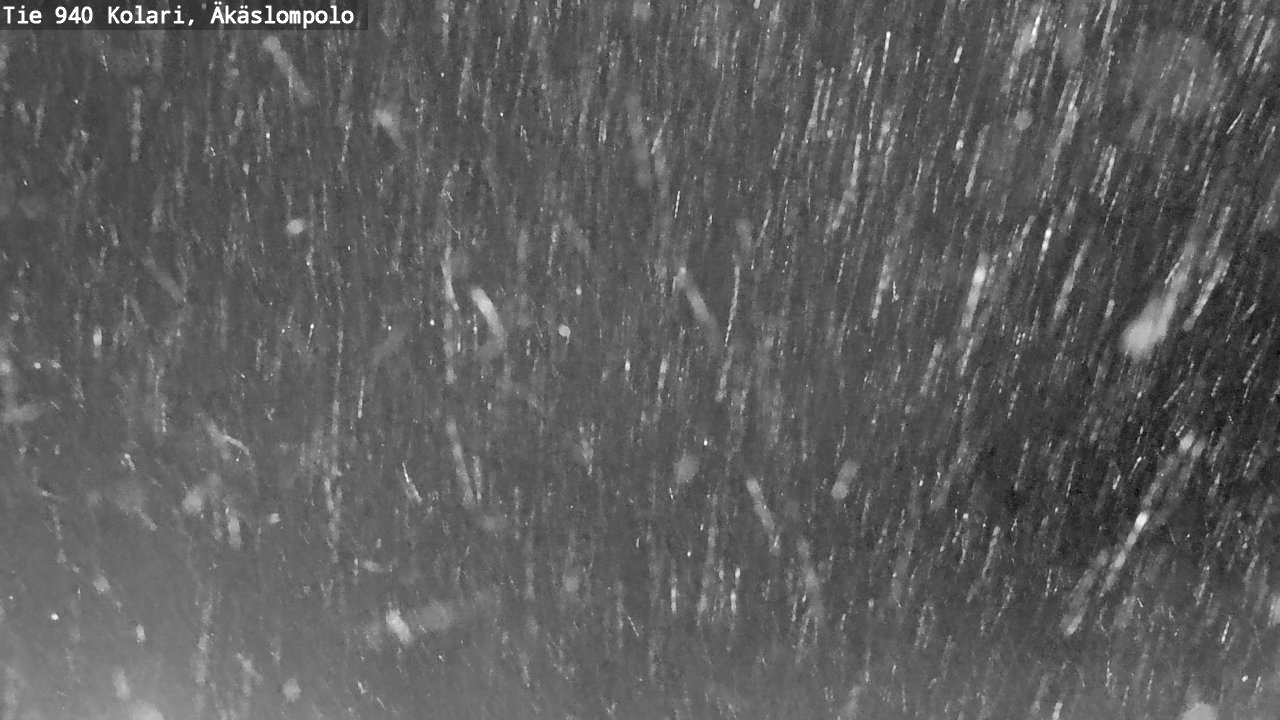 Weather Camera Image Road 940 Kolari, Äkäslompolo, Kolari, Lappi