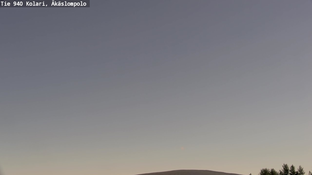 Weather Camera Image Väg 940 Kolari, Äkäslompolo, Kolari, Lappi