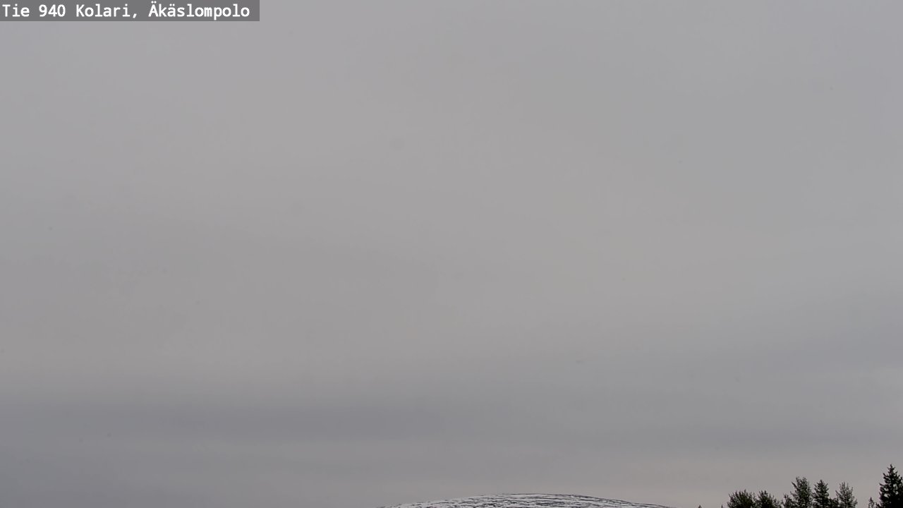Weather Camera Image Väg 940 Kolari, Äkäslompolo, Kolari, Lappi