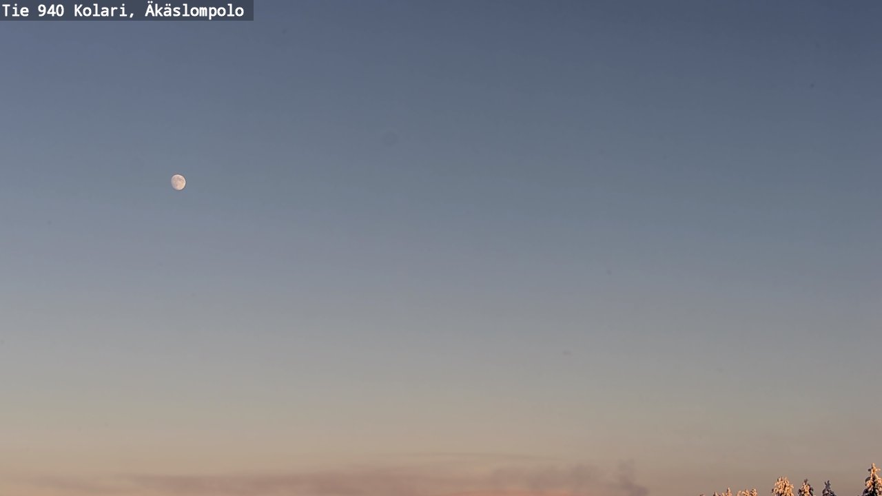 Weather Camera Image Road 940 Kolari, Äkäslompolo, Kolari, Lappi