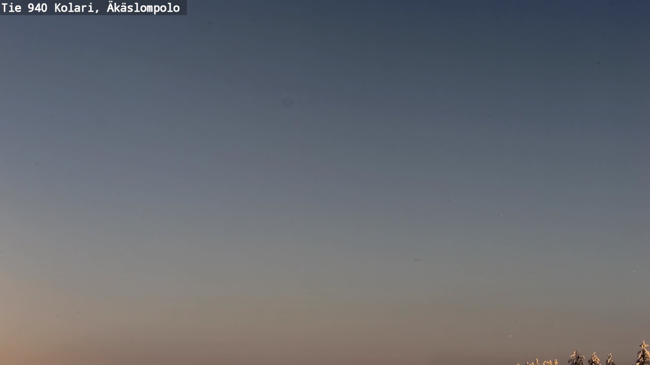 Weather Camera Image Road 940 Kolari, Äkäslompolo, Kolari, Lappi