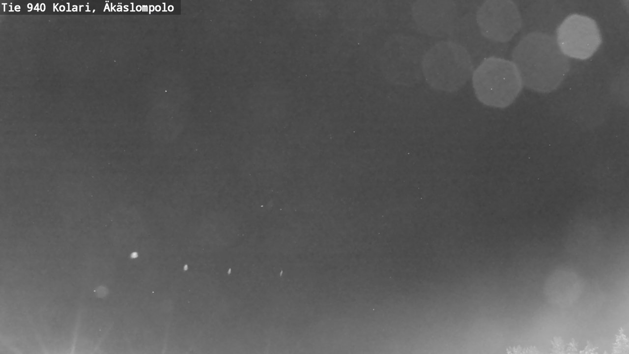 Weather Camera Image Väg 940 Kolari, Äkäslompolo, Kolari, Lappi