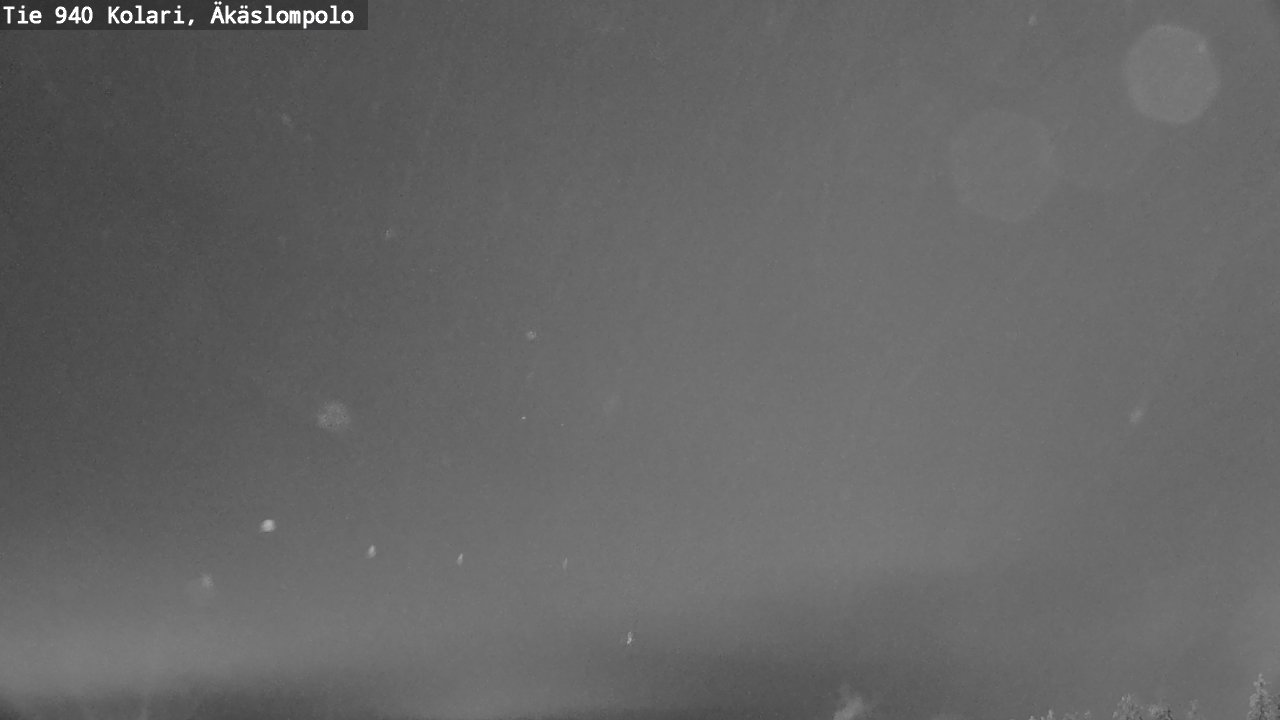 Weather Camera Image Väg 940 Kolari, Äkäslompolo, Kolari, Lappi