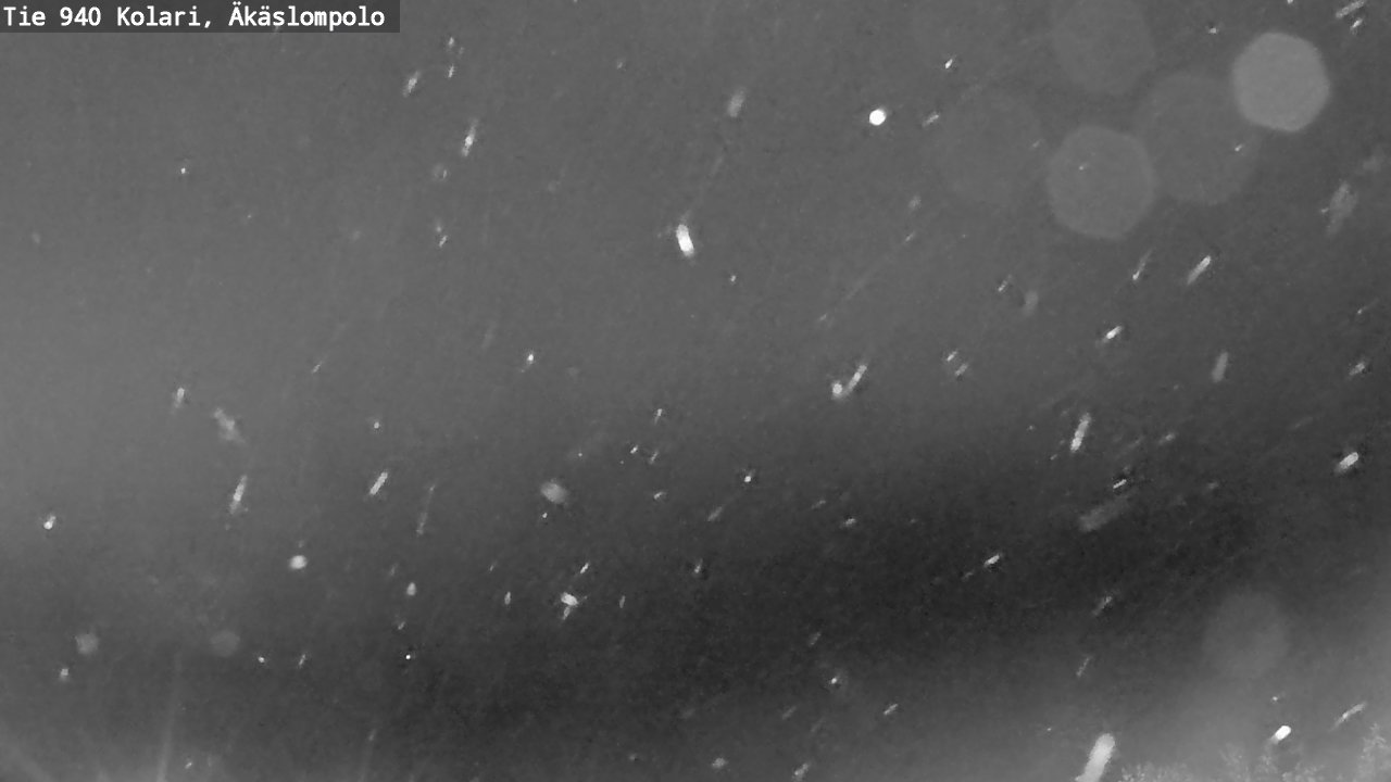 Weather Camera Image Road 940 Kolari, Äkäslompolo, Kolari, Lappi