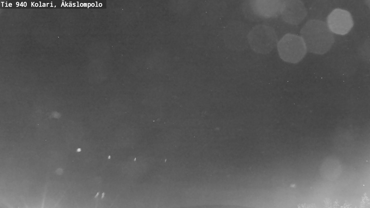Weather Camera Image Väg 940 Kolari, Äkäslompolo, Kolari, Lappi