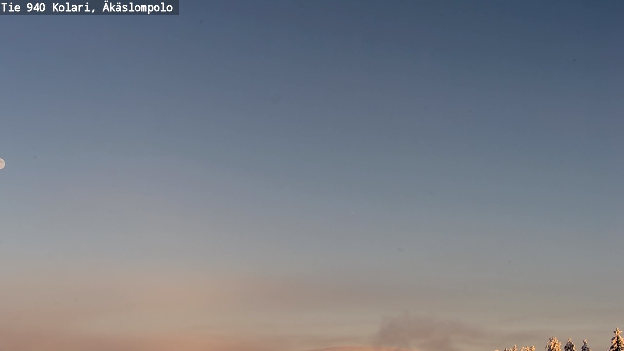 Weather Camera Image Road 940 Kolari, Äkäslompolo, Kolari, Lappi