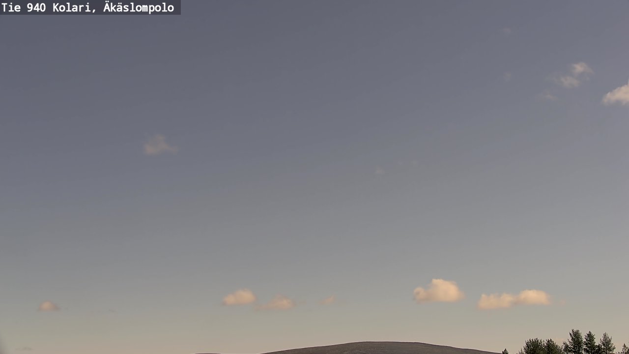 Weather Camera Image Väg 940 Kolari, Äkäslompolo, Kolari, Lappi