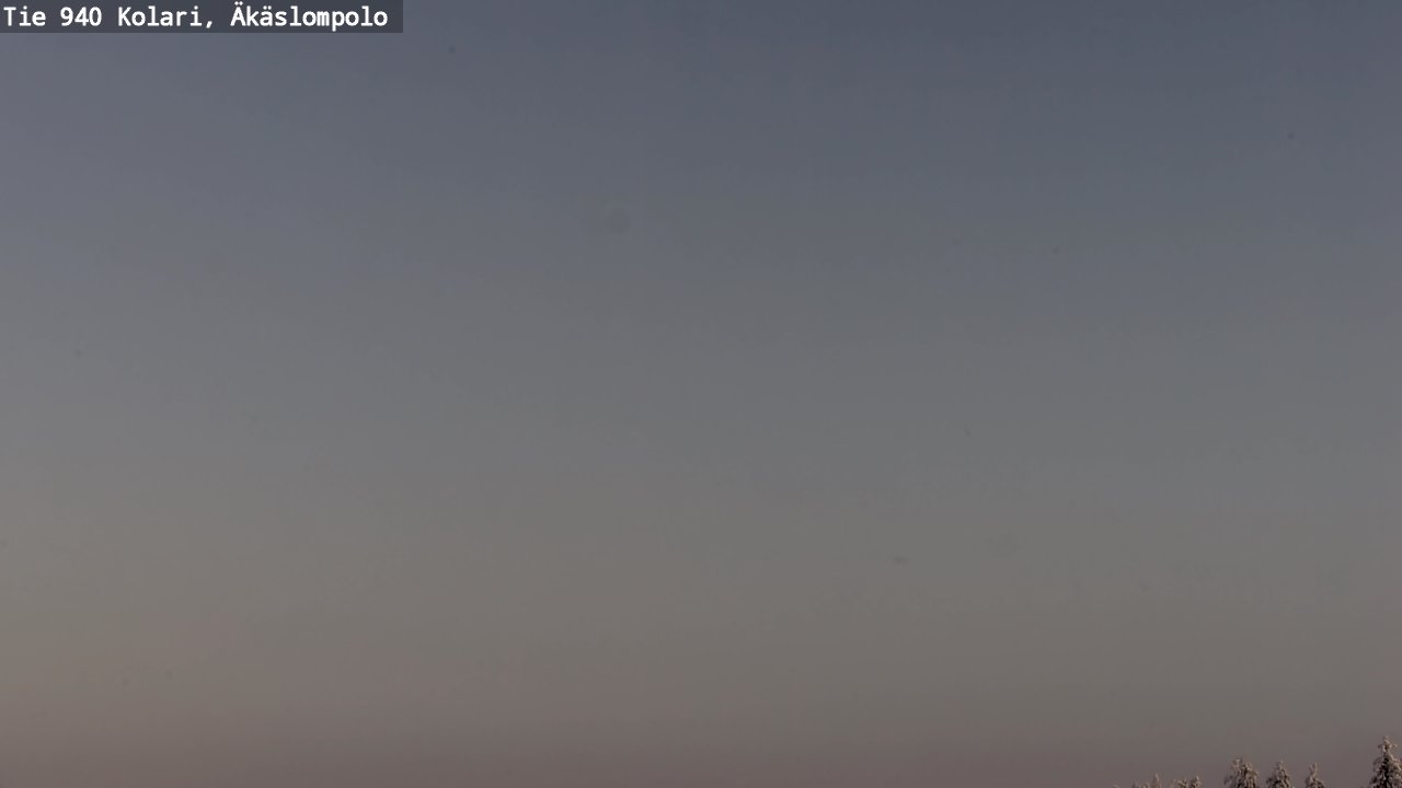 Weather Camera Image Road 940 Kolari, Äkäslompolo, Kolari, Lappi