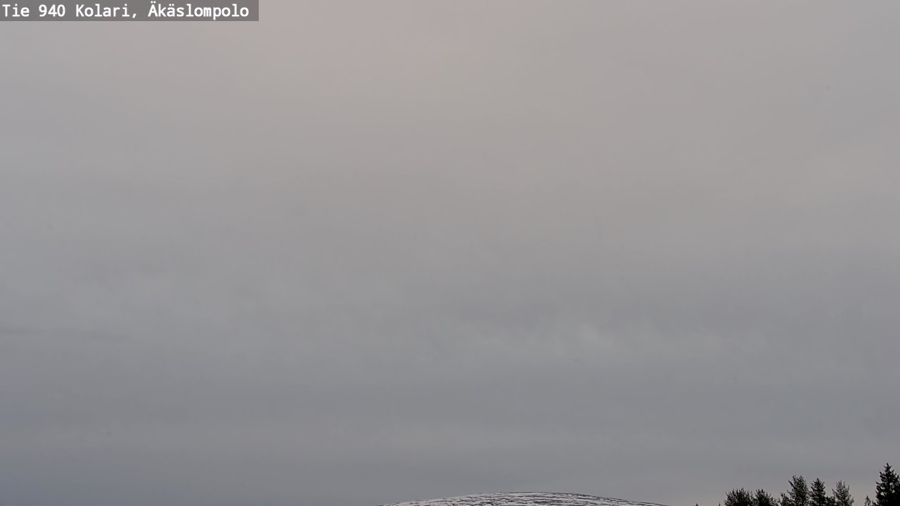 Weather Camera Image Väg 940 Kolari, Äkäslompolo, Kolari, Lappi