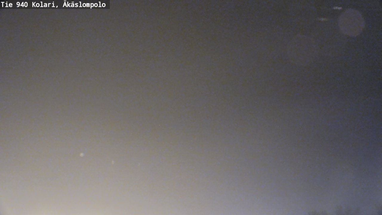 Weather Camera Image Road 940 Kolari, Äkäslompolo, Kolari, Lappi