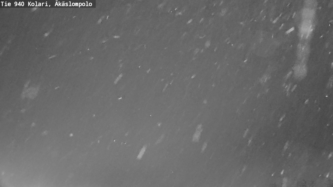 Weather Camera Image Road 940 Kolari, Äkäslompolo, Kolari, Lappi