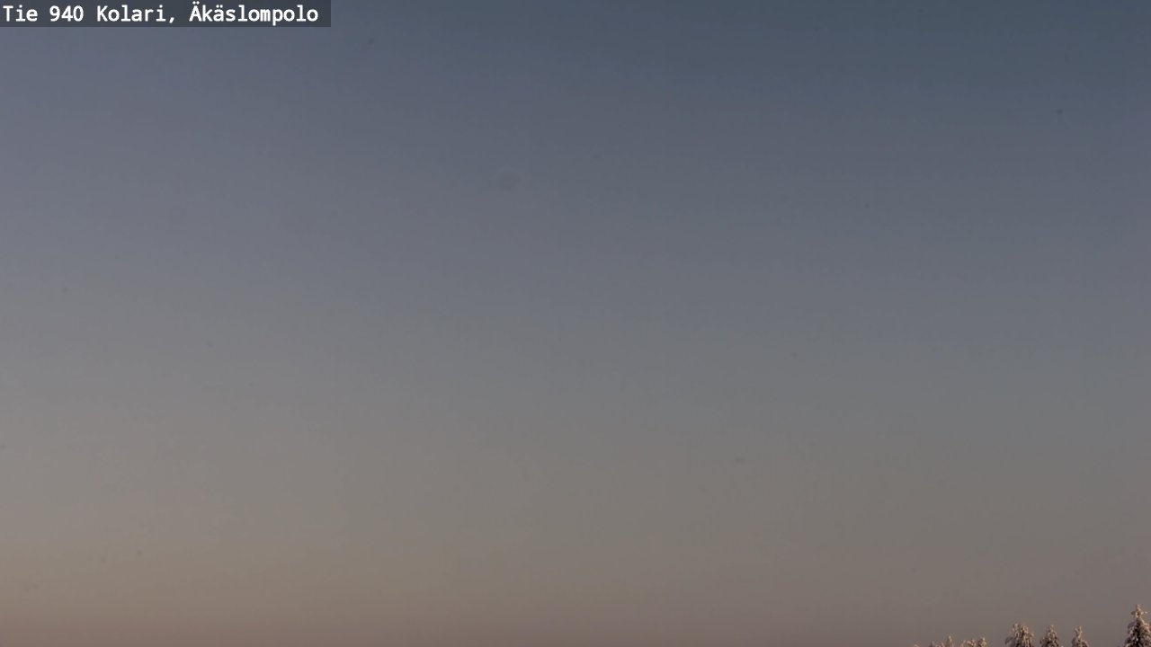 Weather Camera Image Road 940 Kolari, Äkäslompolo, Kolari, Lappi