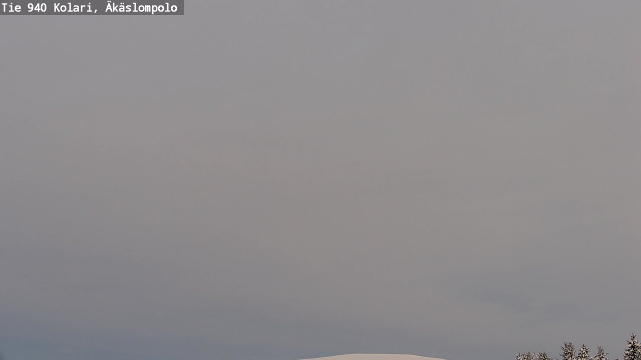 Weather Camera Image Road 940 Kolari, Äkäslompolo, Kolari, Lappi