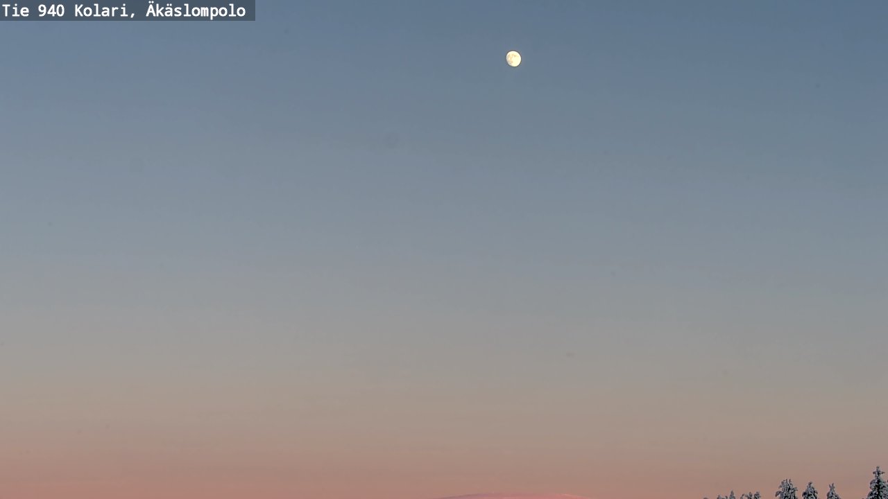Weather Camera Image Road 940 Kolari, Äkäslompolo, Kolari, Lappi