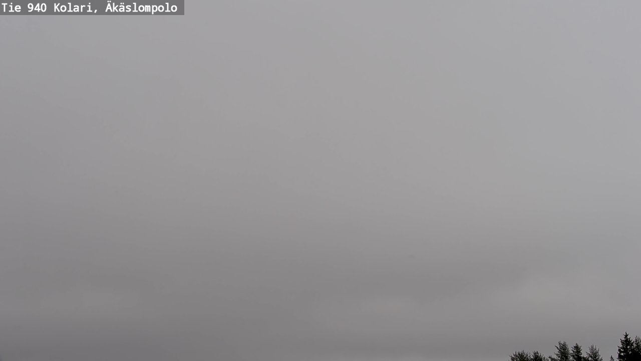Weather Camera Image Väg 940 Kolari, Äkäslompolo, Kolari, Lappi