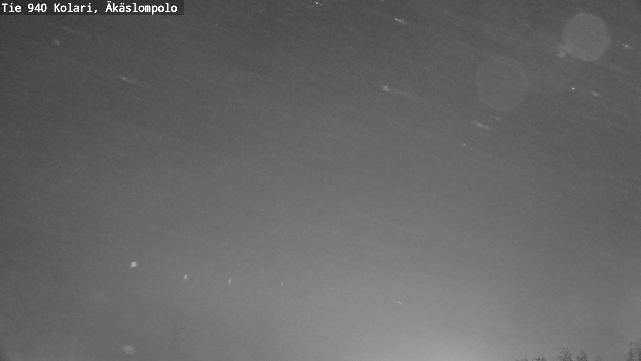 Weather Camera Image Väg 940 Kolari, Äkäslompolo, Kolari, Lappi
