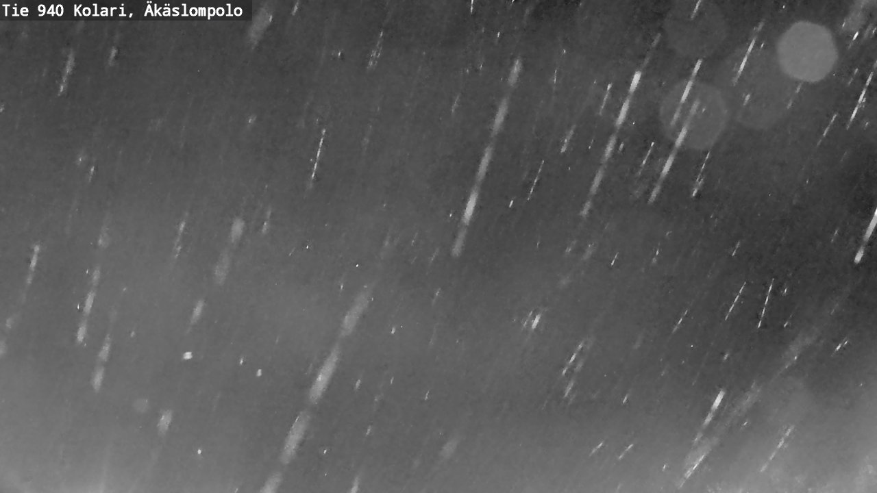 Weather Camera Image Road 940 Kolari, Äkäslompolo, Kolari, Lappi