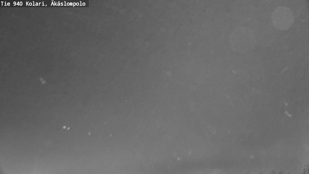 Weather Camera Image Väg 940 Kolari, Äkäslompolo, Kolari, Lappi