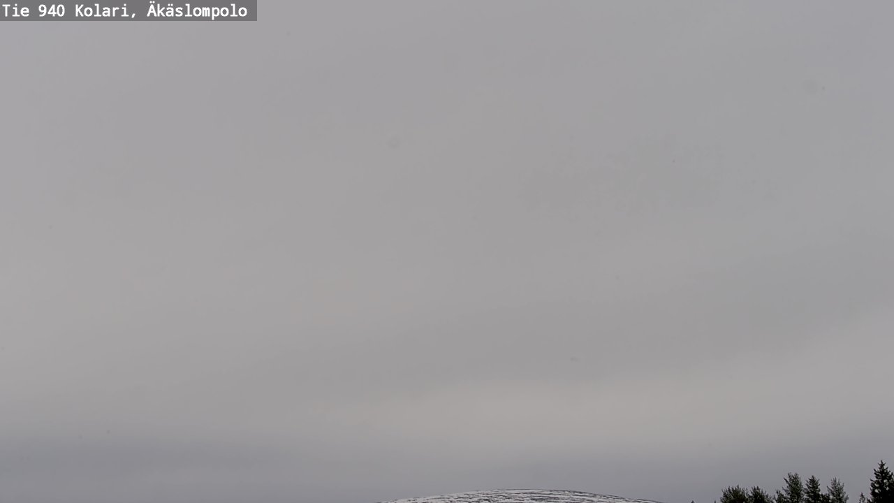 Weather Camera Image Väg 940 Kolari, Äkäslompolo, Kolari, Lappi