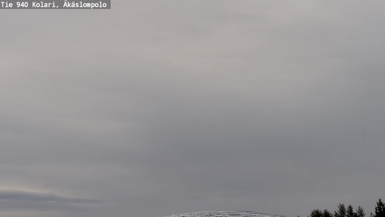 Weather Camera Image Väg 940 Kolari, Äkäslompolo, Kolari, Lappi