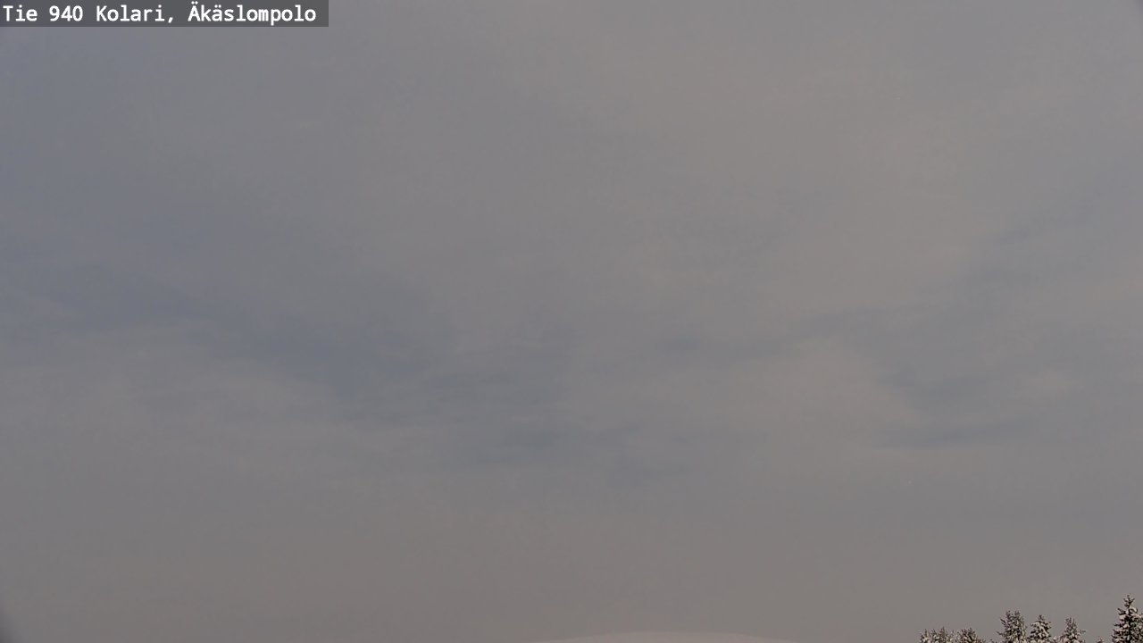 Weather Camera Image Road 940 Kolari, Äkäslompolo, Kolari, Lappi