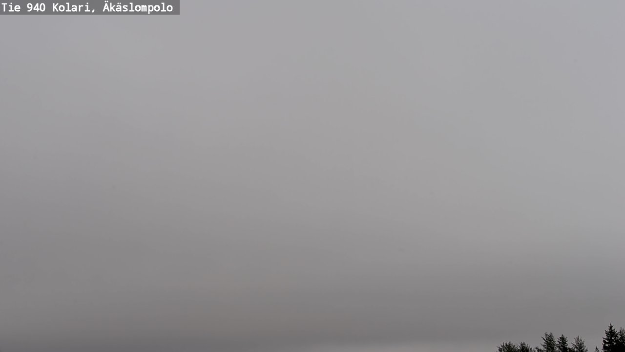 Weather Camera Image Väg 940 Kolari, Äkäslompolo, Kolari, Lappi