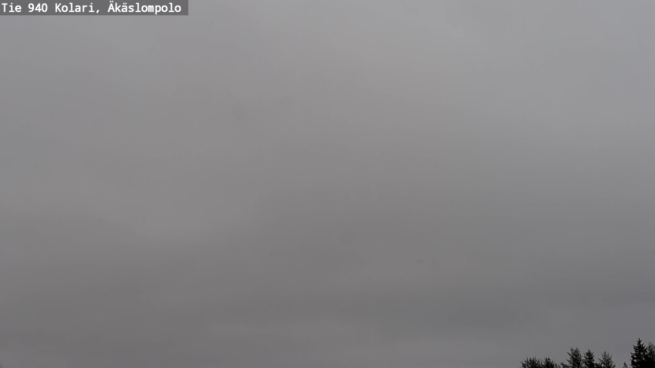 Weather Camera Image Väg 940 Kolari, Äkäslompolo, Kolari, Lappi