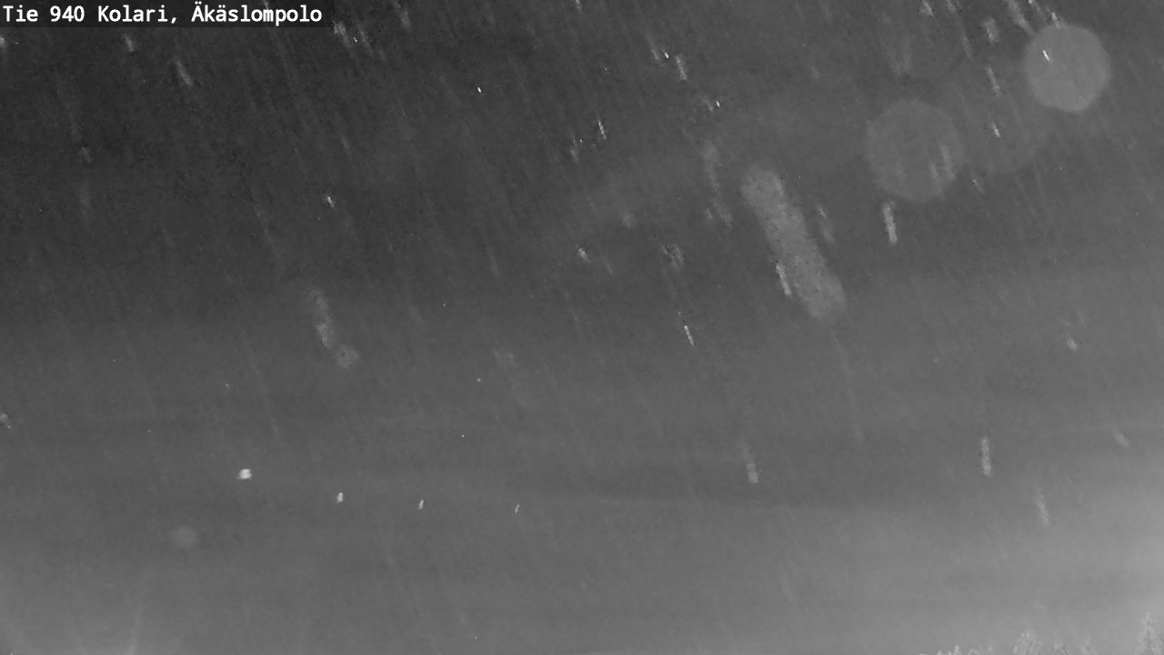 Weather Camera Image Road 940 Kolari, Äkäslompolo, Kolari, Lappi