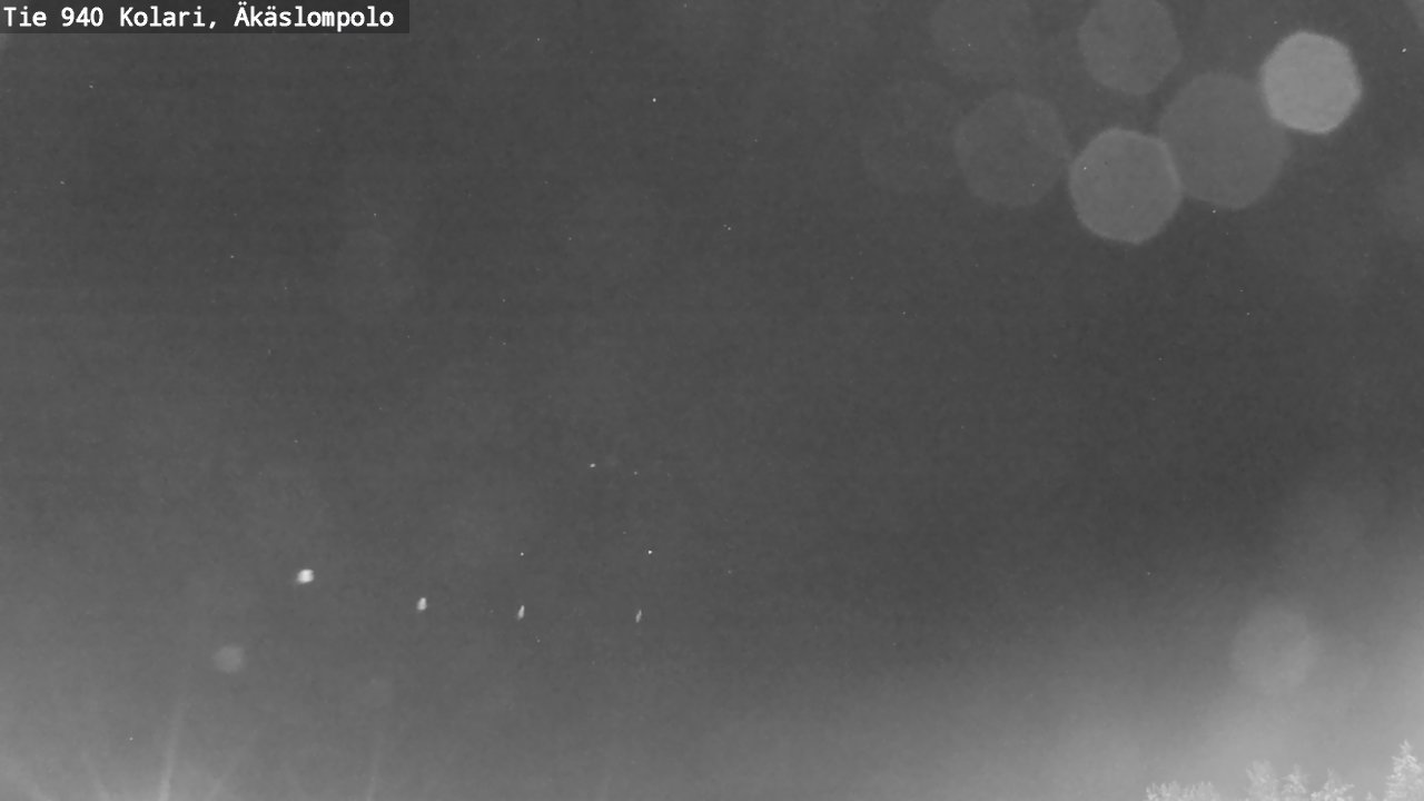 Weather Camera Image Väg 940 Kolari, Äkäslompolo, Kolari, Lappi