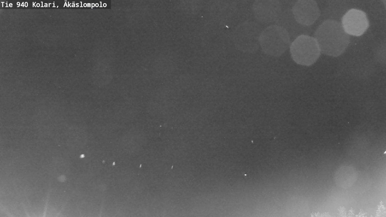 Weather Camera Image Väg 940 Kolari, Äkäslompolo, Kolari, Lappi