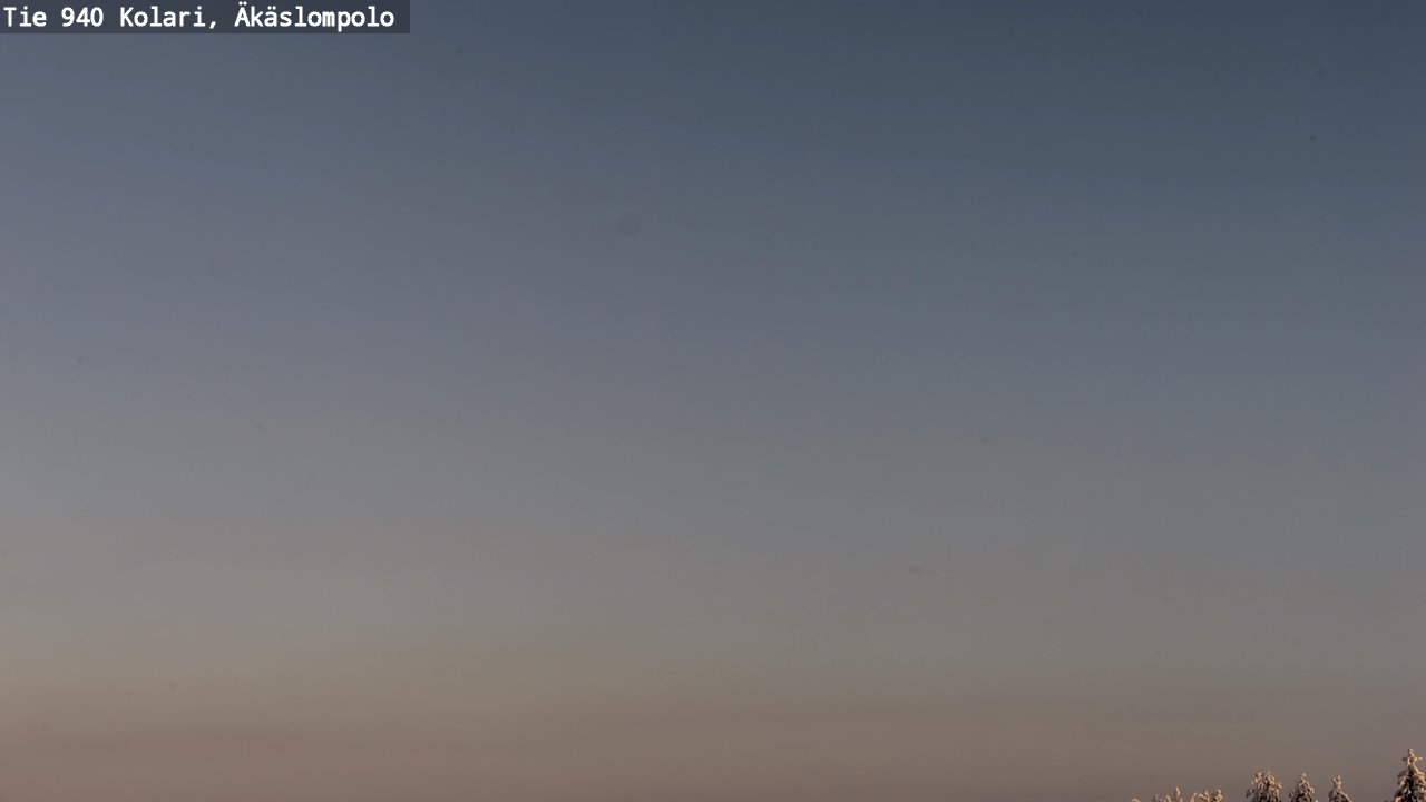 Weather Camera Image Road 940 Kolari, Äkäslompolo, Kolari, Lappi