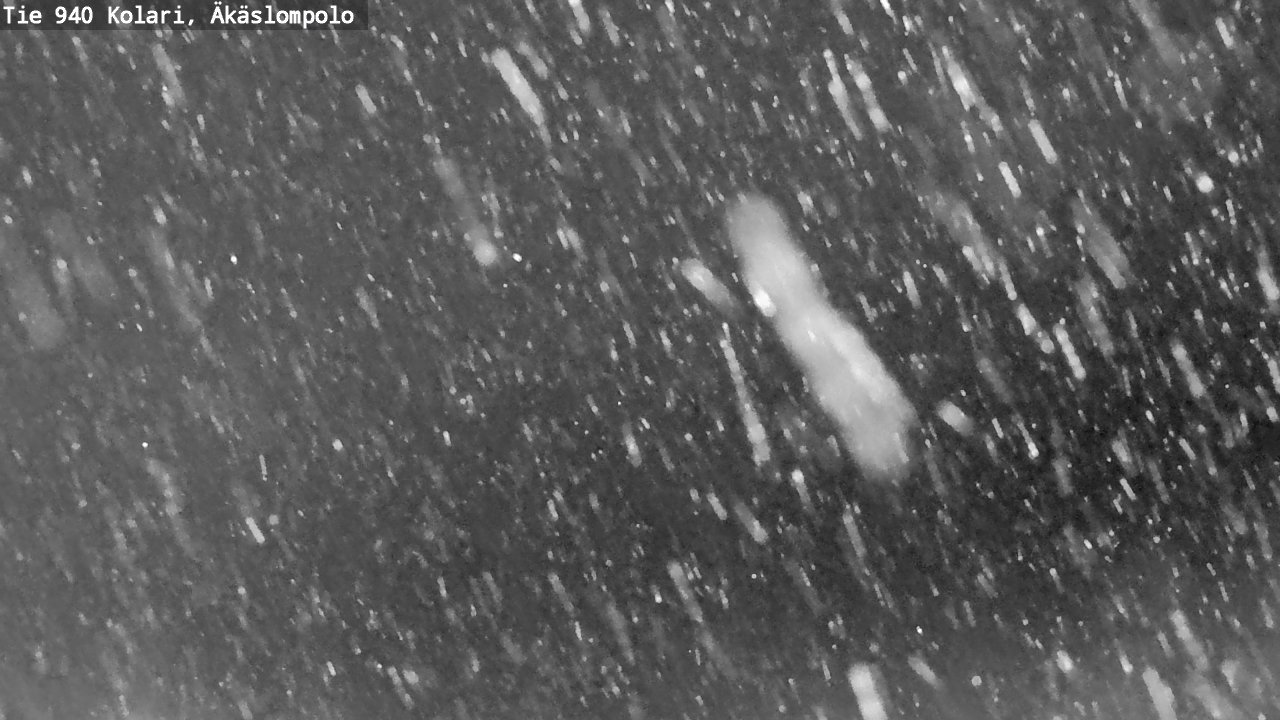 Weather Camera Image Road 940 Kolari, Äkäslompolo, Kolari, Lappi