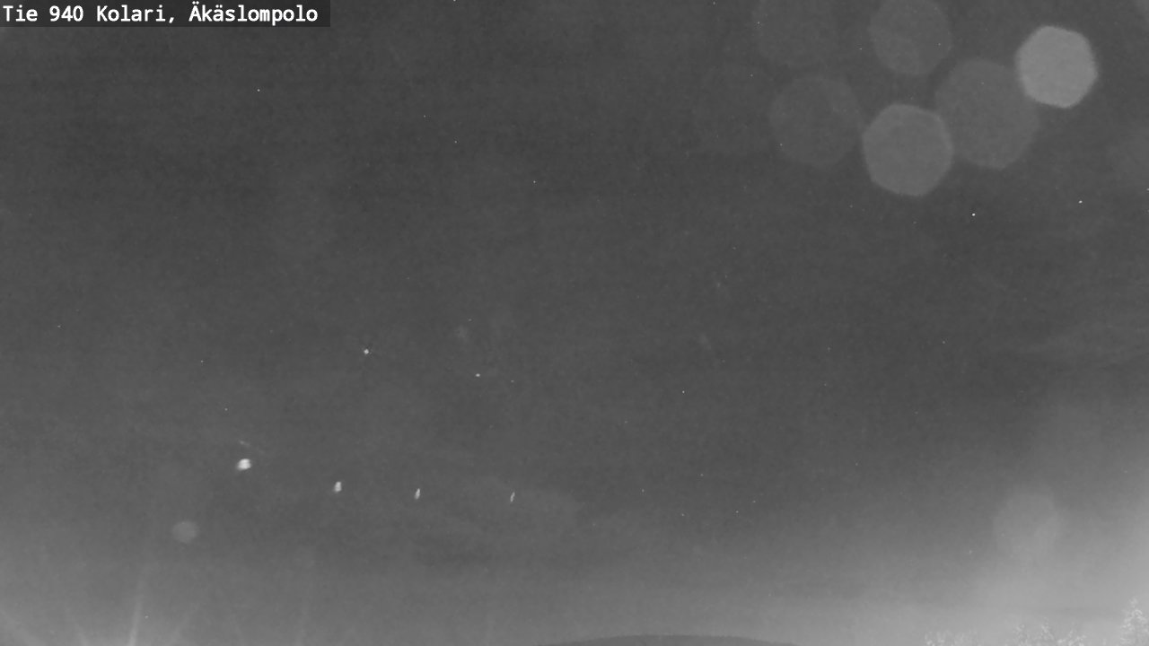 Weather Camera Image Väg 940 Kolari, Äkäslompolo, Kolari, Lappi