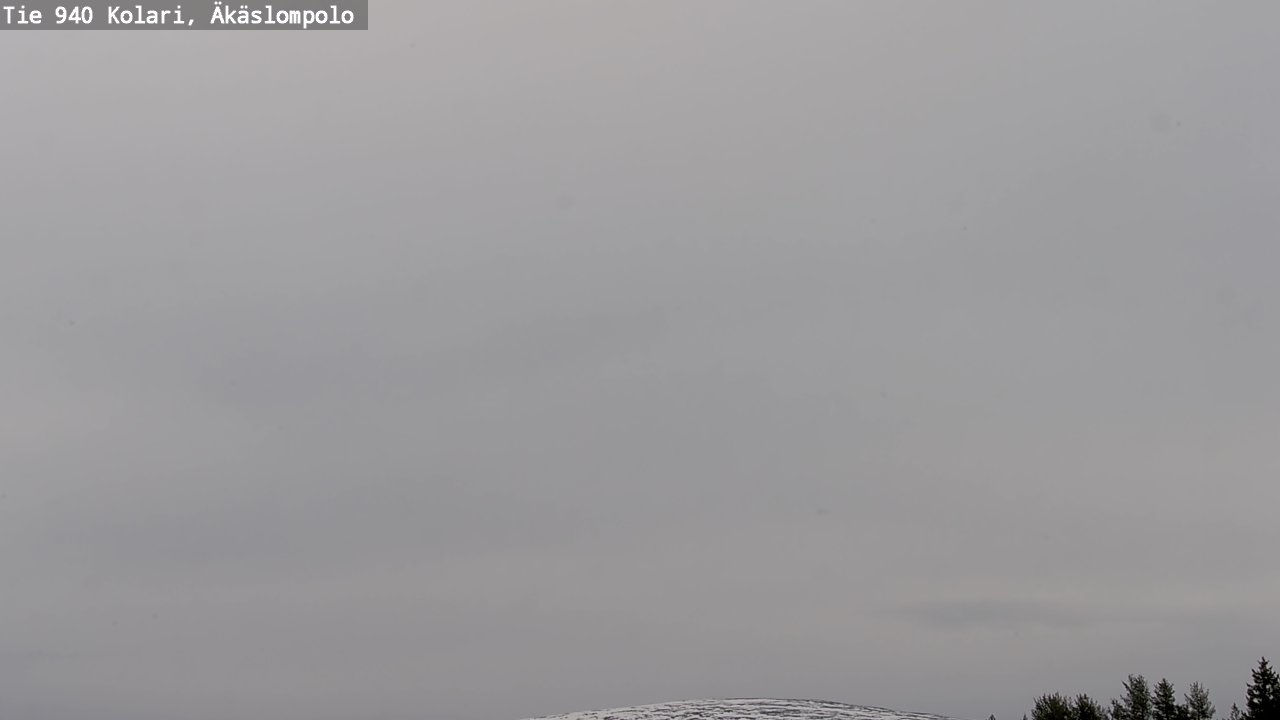 Weather Camera Image Väg 940 Kolari, Äkäslompolo, Kolari, Lappi