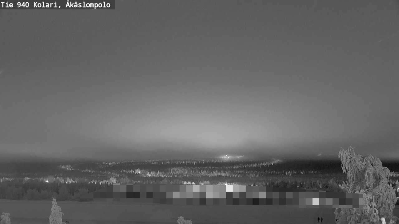 Weather Camera Image Road 940 Kolari, Äkäslompolo, Kolari, Lappi
