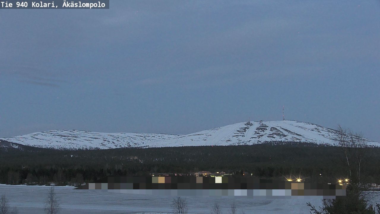 Weather Camera Image Road 940 Kolari, Äkäslompolo, Kolari, Lappi