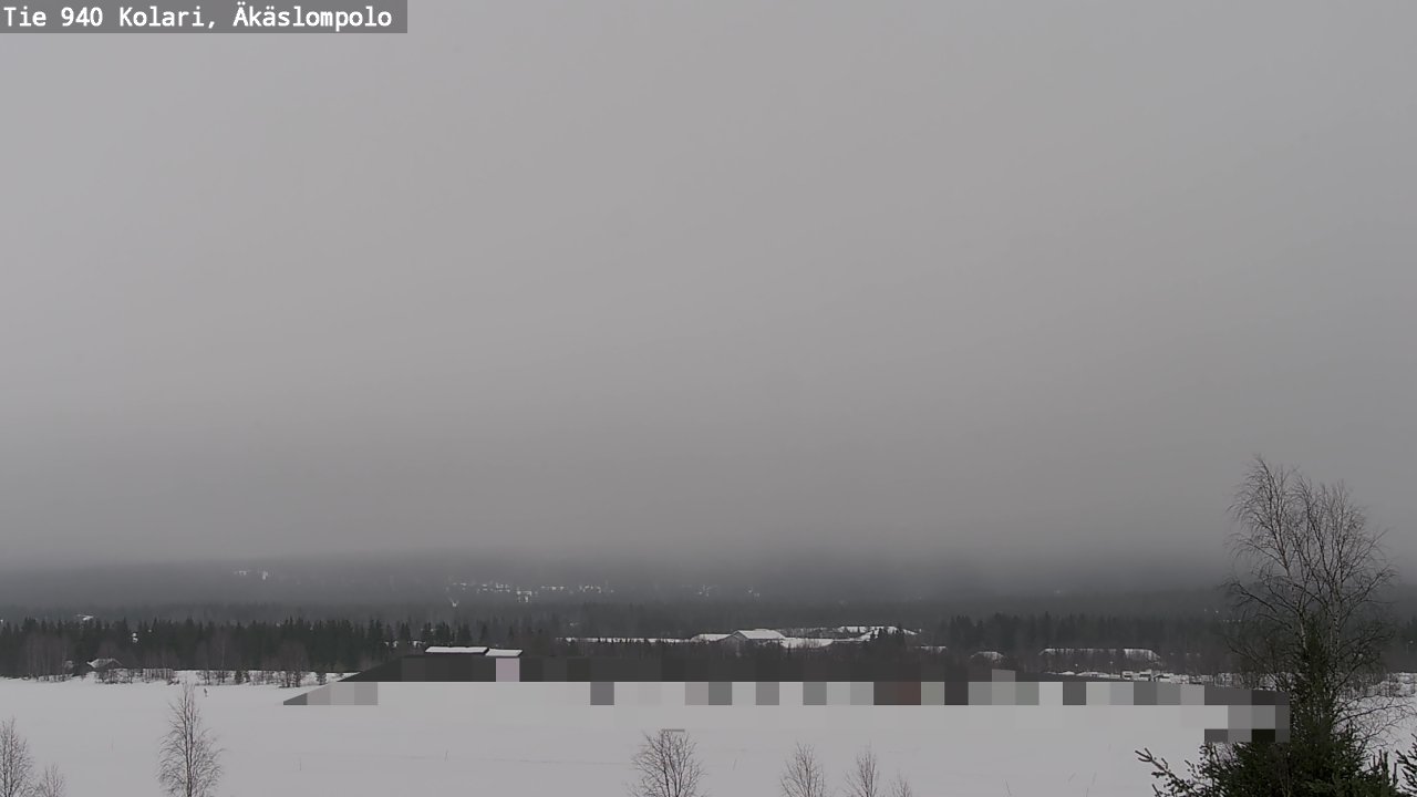 Weather Camera Image Road 940 Kolari, Äkäslompolo, Kolari, Lappi