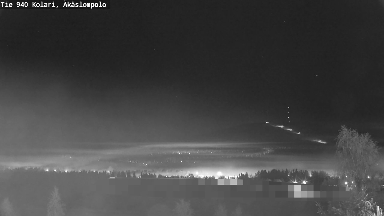 Weather Camera Image Road 940 Kolari, Äkäslompolo, Kolari, Lappi