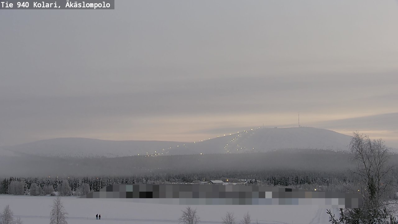 Weather Camera Image Väg 940 Kolari, Äkäslompolo, Kolari, Lappi