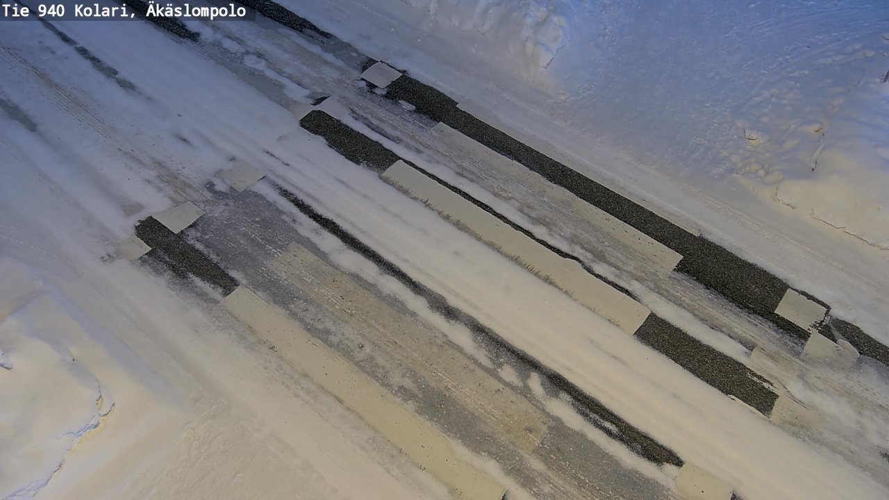 Kelikamerat Kuva Tie 940 Kolari, Äkäslompolo, Kolari, Lappi